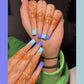Pink Cow Design False Nail French Full Cover Long Coffin Fake Nails Glue DIY Manicure Nail Art Tools Press on Nails Nail Tips