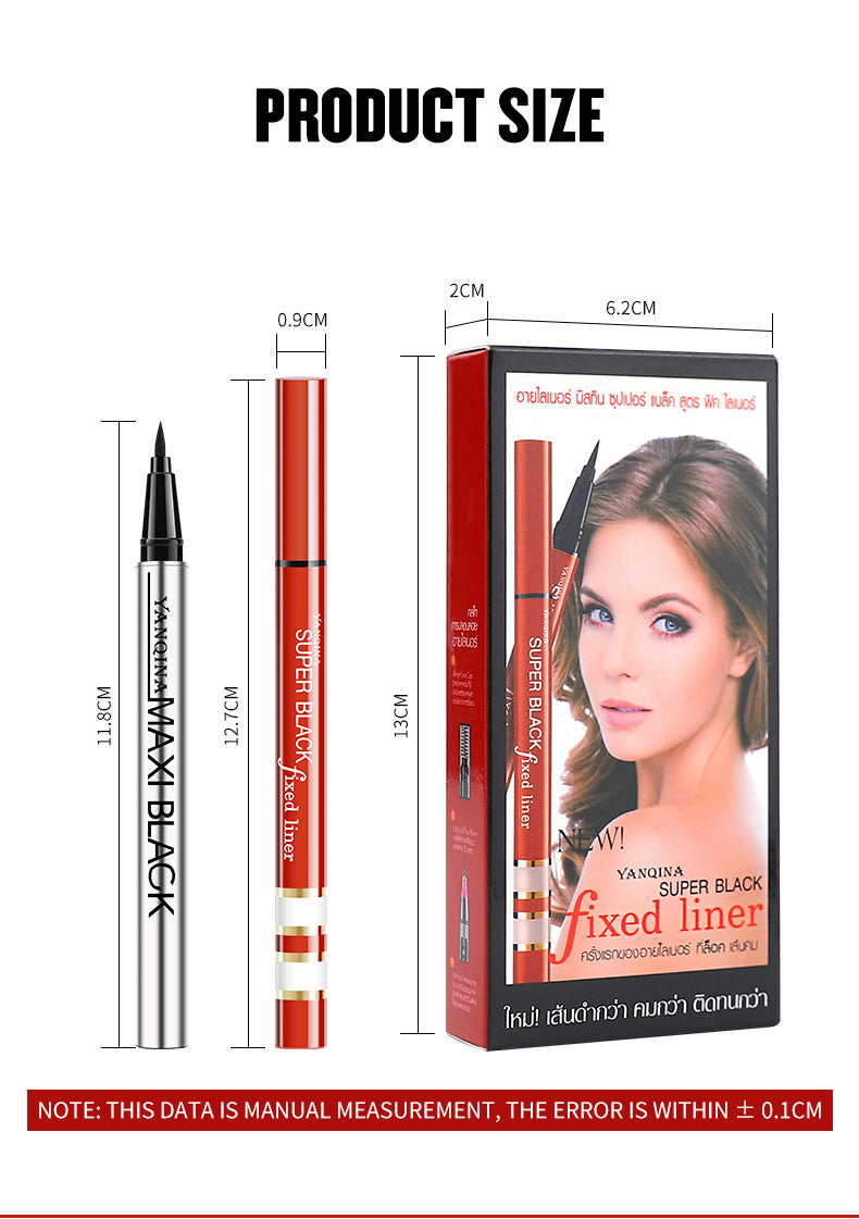 EL01 The latest ultimate black eyeliner Quick-drying and silky liquid Waterproof makeup cosmetic pencil