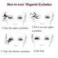 3D Magnetic Eyelashes With 3 Magnets Magnetic Lashes Natural Long False Eyelashes Magnet Eyelash Extension Makeup Tools