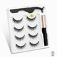 YAPEMAKER Magnetic Eyelashes 3D False Mink Eyelashes Magnet Lashes Magnetic Eyeliner&Tweezer Set Makeup Pestañas Magneticas
