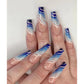 Pink Cow Design False Nail French Full Cover Long Coffin Fake Nails Glue DIY Manicure Nail Art Tools Press on Nails Nail Tips