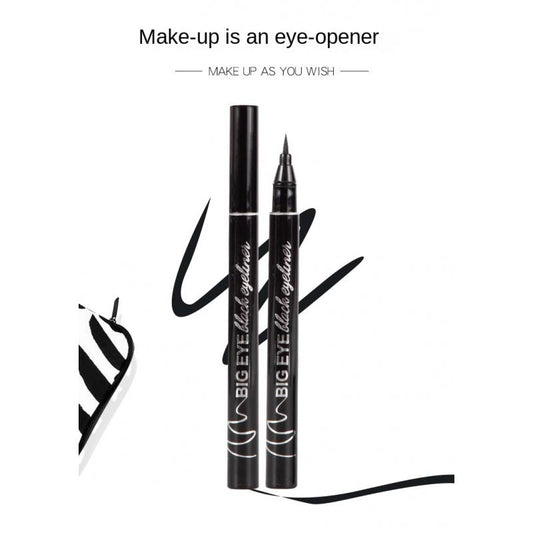 EL05 Cool Black Eyeliner Waterproof Sweat-Proof Thin Head Liquid Eyeliner Not Easy to Smudge Makeup