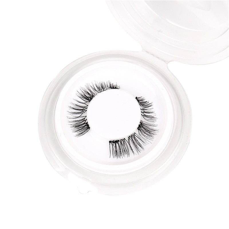 3D Magnetic Eyelashes With 3 Magnets Magnetic Lashes Natural Long False Eyelashes Magnet Eyelash Extension Makeup Tools