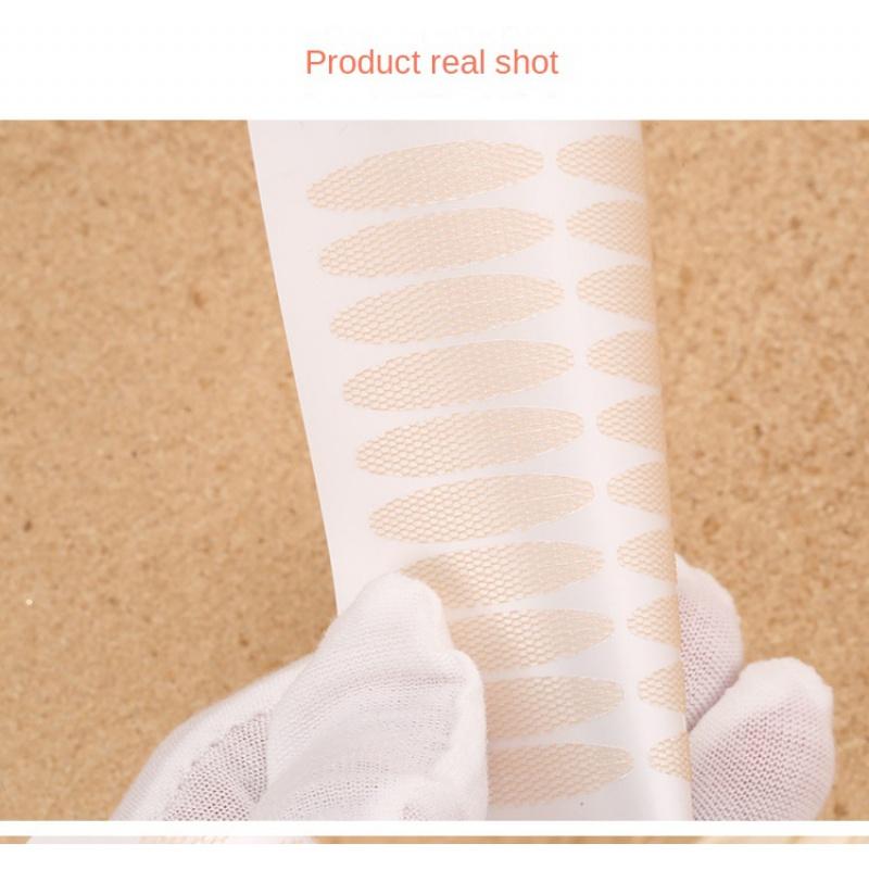 EM07 Partial Lace Double Eyelid Stickers Water Sticking Fine Adjustment Eye Beauty Tape Breathable Mesh Water Sticking Invisible Adjustment Type